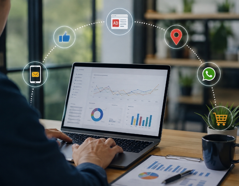 Bridging Multi-channel Marketing Measurement beyond Last Click Attribution